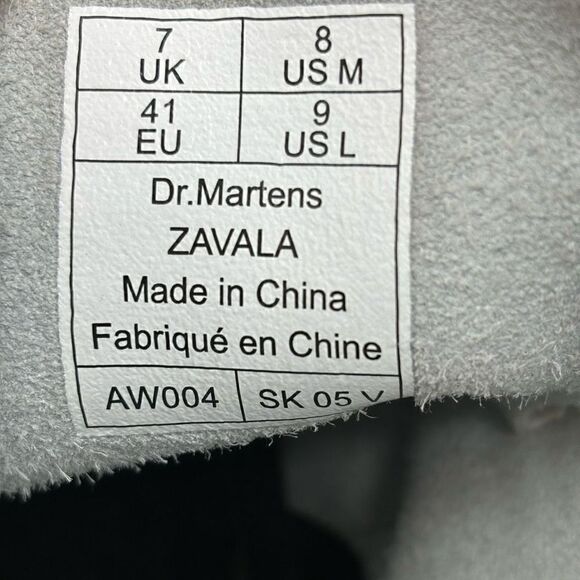 Dr. Martens ZAVALA Eight Eyelet Combat‎ Boot White Size L-9 M-8 - Picture 2 of 11